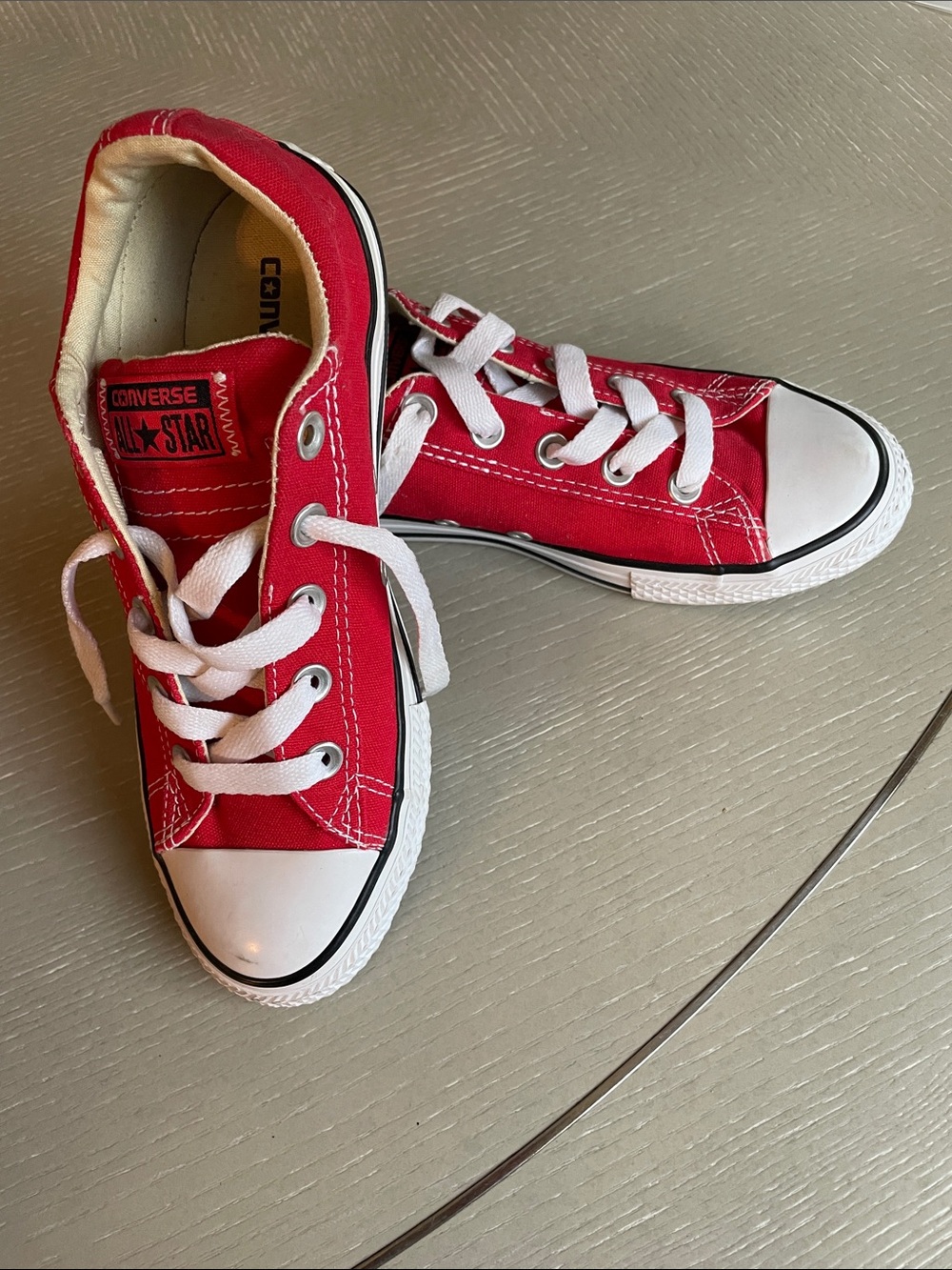 Converse Kids Chuck Taylor All Star Low Top Sneakers - Red